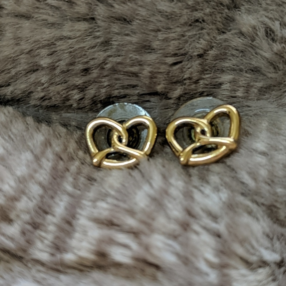 Kate Spade Gold Pretzel Earrings